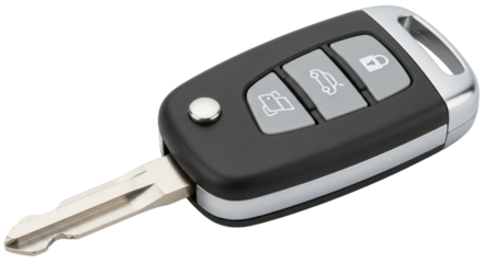 Isolated Car Key