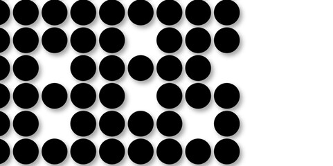 Black tiles wall. round marble textures, ball tiles. Top view pavement circle block black texture with seamless patterns floor background. Air Bubble wrap texture background. Textured Background.