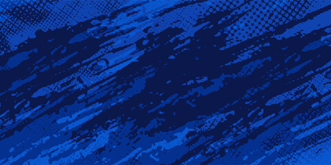 blue color pattern gradient grunge texture background. Dots pop art comics sport style vector illustration Abstract background dark blue with modern corporate concept