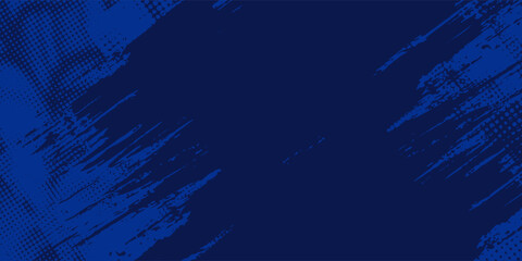 blue color pattern gradient grunge texture background. Dots pop art comics sport style vector illustration Abstract background dark blue with modern corporate concept