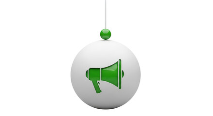 Isolated Megaphone icon, Sale