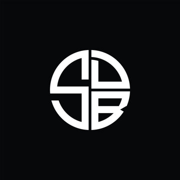 SDB logo SDB icon SDB monogram SDB letter minimalist Circle flat Unique modern abstract logo design.