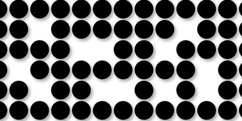 Black tiles wall. round marble textures, ball tiles. Top view pavement circle block black texture with seamless patterns floor background. Air Bubble wrap texture background. Textured Background.