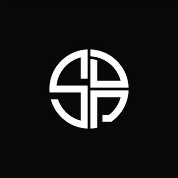 SDP logo SDP icon SDP monogram SDP letter minimalist Circle flat Unique modern abstract logo design.
