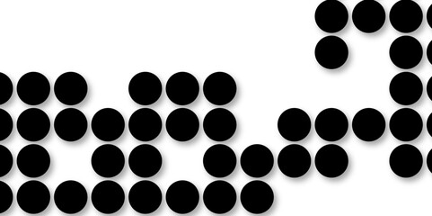 Black tiles wall. round marble textures, ball tiles. Top view pavement circle block black texture with seamless patterns floor background. Air Bubble wrap texture background. Textured Background.