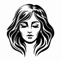 3d logo design for beauty salon or hair