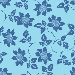 Fototapeta premium seamless floral pattern