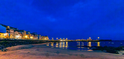 night view of the city