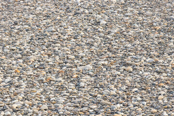 Colorful rocks are naturally arranged beautifully in the river.