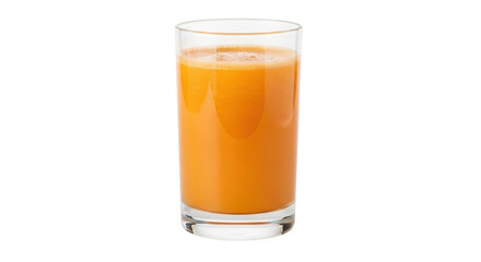 Isolated Glass of Orange Juice