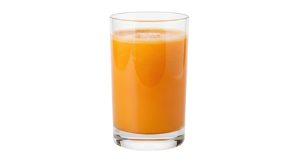 Isolated Glass of Orange Juice