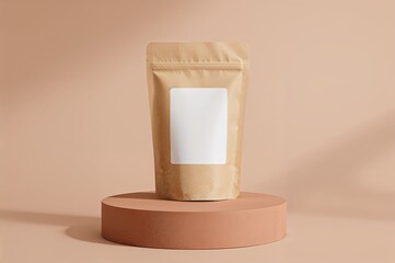 A pouch fro eco friendly product Mock up 