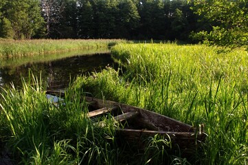 zaginiona łódź, lost boat