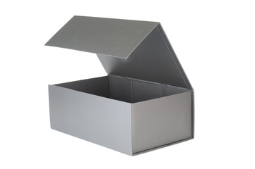 Empty shoe box isolated on a white background