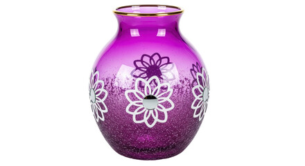 Isolated Purple Vase
