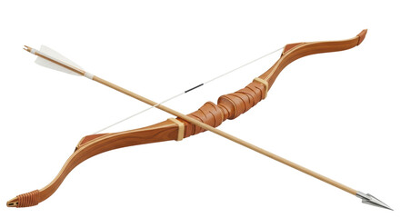 Isolated Bow and Arrow