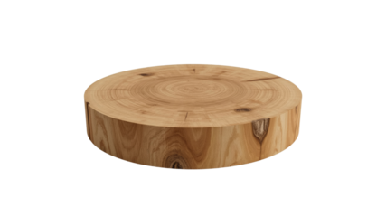 Rustic Wooden Slab, Round Tree Cross Section, Natural Wood Texture