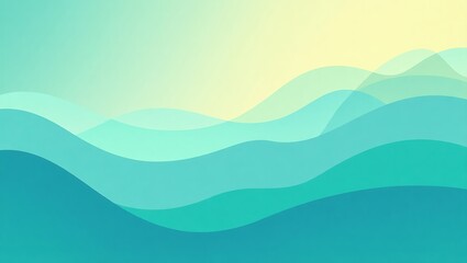 Abstract background with waves. Generative Ai.