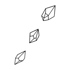 modern crystal fragments icon pack
