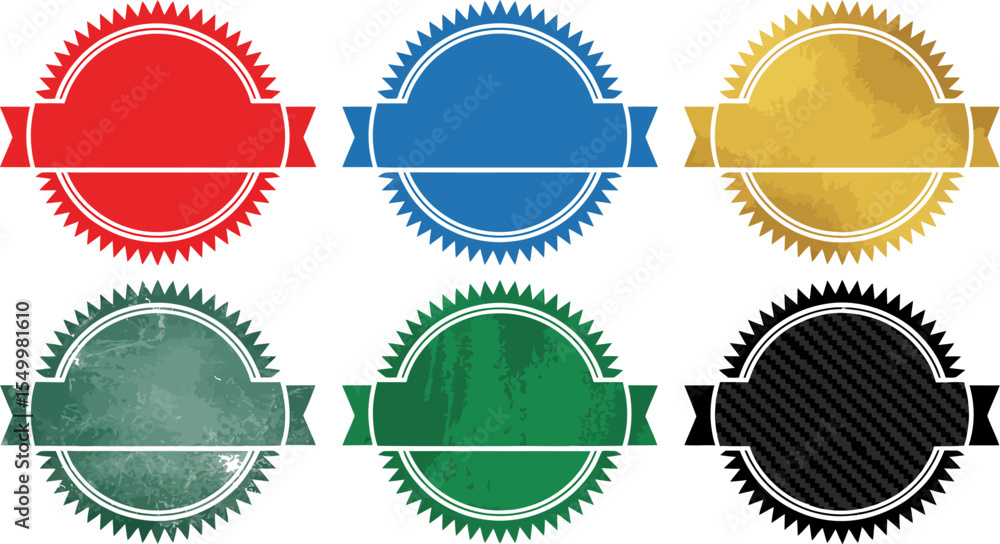 Aufkleber vector set of colorful starburst badges sale promotion labels graphic design elements for web and pr