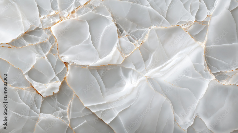 Aufkleber elegant gray marble with intricate patterns and textures