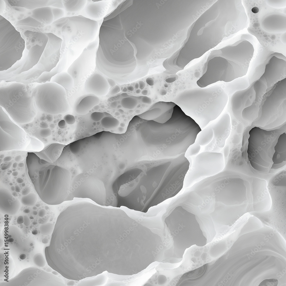 Aufkleber abstract texture with bubbles and layers in grayscale