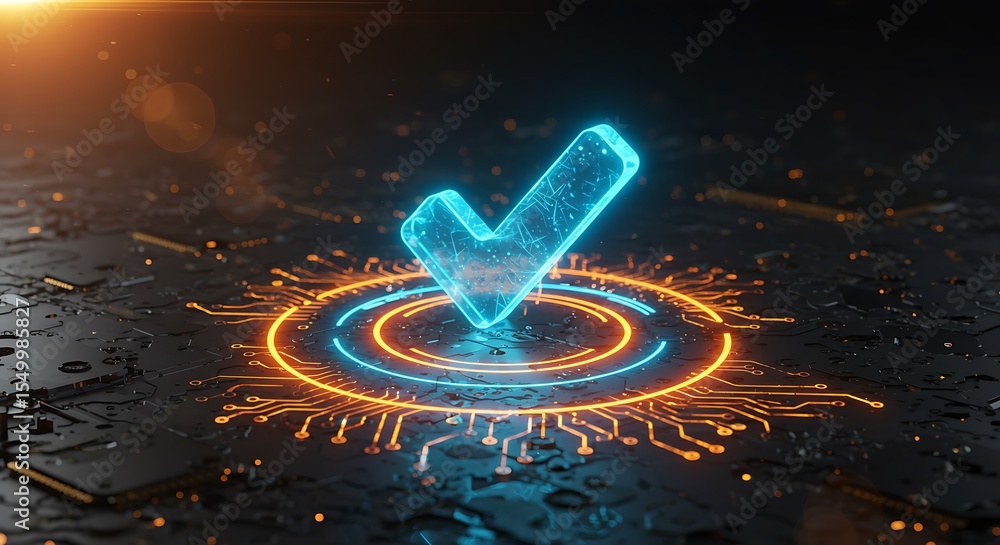 Poster digital confirmation success verification technology innovation assurance data validation