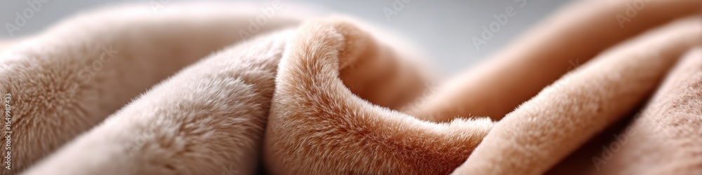 Aufkleber exploring artificial fur production with various materials in a modern factory setting