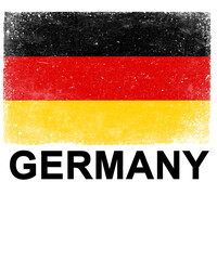 Vintage Germany Flag 