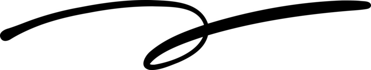 Elegant Spiral Swash Stroke Element