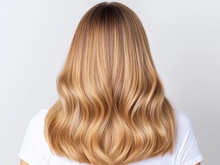 Fototapeta premium Blonde wavy hair