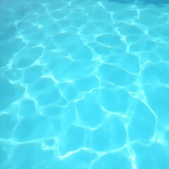 Fondo de textura de agua turquesa ondulada. Vector abstracto de una piscina con ondulaciones de agua azul brillante.