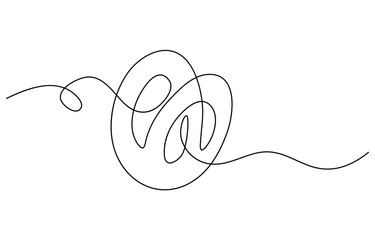 Obraz premium One line continuous pretzel bakery symbol concept. Silhouette bread salty German snack icon. Digital Pastries, sweet buns one line set art. Continuous line drawing of pretzel, croissant.
