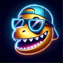 stylized version of a cool dinosaur 12