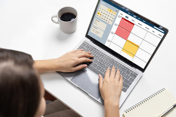 Online appointment booking calendar for brisk registration on the internet website