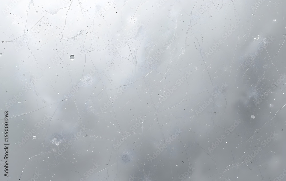 Poster etched glass texture, silver gradient background, modern design. shimmering surface, subtle patterns