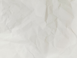 Minimal Crumpled White Paper Texture Background for Design and Presentation Use

