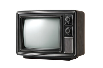 Retro TV, nostalgic media, blank screen, old technology.