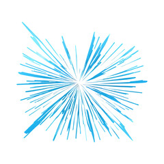 Abstract Rough Circular Line Pattern with Motion Effect on Transparent Background