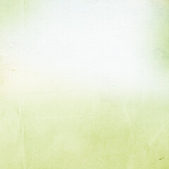 Soft green and white watercolor background with gentle gradient, textured paper surface and subtle grunge effect, ideal for spring designs, invitations, posters, scrapbooking, and graphic projects.