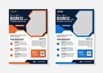 Creative Business Flyer. Modern & professional corporate layout design	