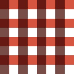 Seamless checkered pattern with alternating red, white, and dark red squares in a classic buffalo plaid style suitable for fabric, textiles, or backgrounds