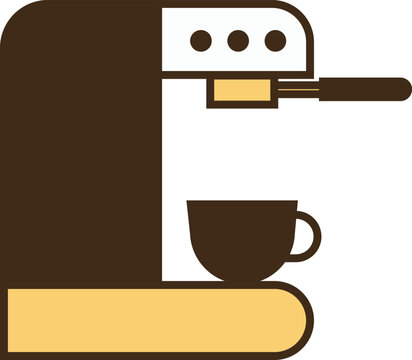 Informative coffee consumption and production process chart with visual elements