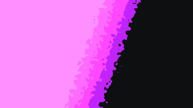 Purple and Aquamarine Blue Diagonal Liquid Waves Wipe Transition Motion Graphics with Alpha Channel Transparency