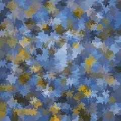 Obraz premium Colorful splashed abstract background. Splash effect and camouflage. Splattered backdrop.