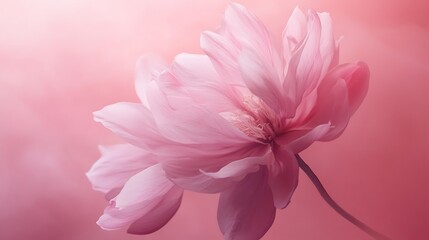 Fototapeta premium A misty soft pink background with subtle highlights