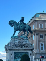 Obraz premium statue of king charles iv in prague