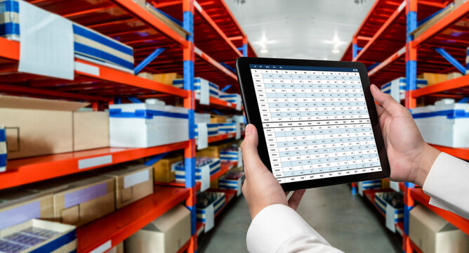 Accounting software on computer screen showing financial statement spreadsheets and account balance of corporate business offer accountant a fine calculation accounting snugly - Powered by Adobe