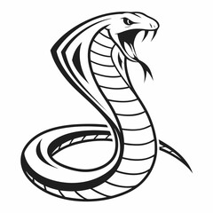 Fototapeta premium Funny Snake Vector – Cute Cartoon Reptile Character | Smiling Snake Illustration – Playful Jungle Animal Design | Silly Snake Vector – Goofy and Adorable Serpent Art