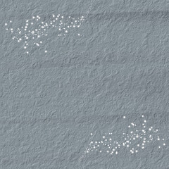 Gray textured background with crumpled paper effect and scattered white speckle accents, ideal for winter designs, invitations, scrapbooking, minimalist artwork, and creative projects.